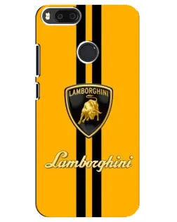 Чехол для Xiaomi Mi A1 / Mi 5X с картинкой «Lamborghini Stripe желтый»