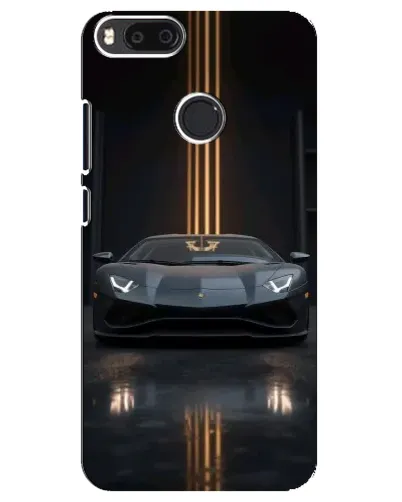 Чехол для Xiaomi Mi A1 / Mi 5X с картинкой «Lamborghini золотые линии»