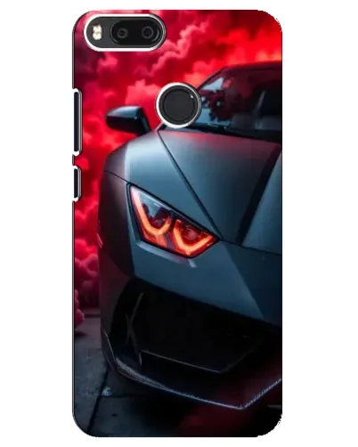 Чехол для Xiaomi Mi A1 / Mi 5X с картинкой «Lamborghini красное сияние»
