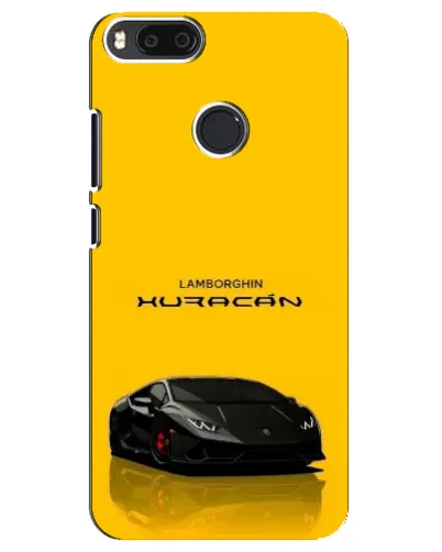 Чехол для Xiaomi Mi A1 / Mi 5X с картинкой «Lamborghini Huracan черный»