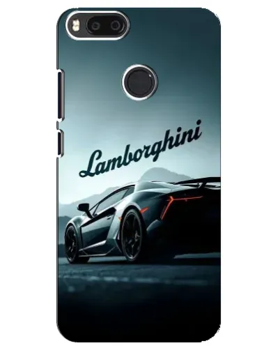 Чехол для Xiaomi Mi A1 / Mi 5X с картинкой «Классическая надпись Lamborghini»