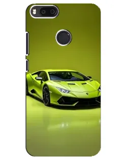 Чехол для Xiaomi Mi A1 / Mi 5X с картинкой «Салатовый Lamborghini Huracan»