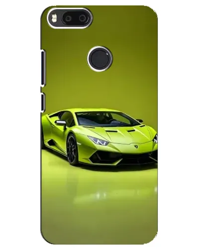 Чехол для Xiaomi Mi A1 / Mi 5X с картинкой «Салатовый Lamborghini Huracan»