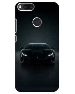 Чехол для Xiaomi Mi A1 / Mi 5X с картинкой «Черный Lamborghini Aventador»