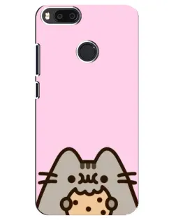 Чехол для Xiaomi Mi A1 / Mi 5X с картинкой «Pusheen и печенье»