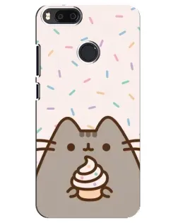 Чехол для Xiaomi Mi A1 / Mi 5X с картинкой «Пушин с кексом»