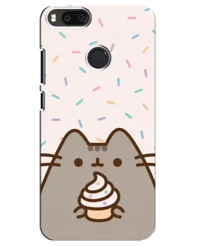 Чехол для Xiaomi Mi A1 / Mi 5X с картинкой «Пушин с кексом»