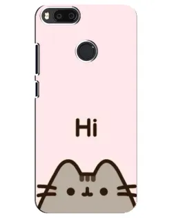 Чехол для Xiaomi Mi A1 / Mi 5X с картинкой «Пушин говорит Hi»