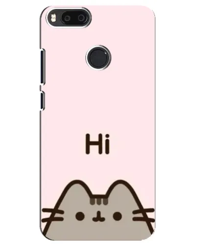 Чехол для Xiaomi Mi A1 / Mi 5X с картинкой «Пушин говорит Hi»