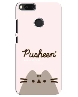Чехол для Xiaomi Mi A1 / Mi 5X с картинкой «Pusheen логотип»