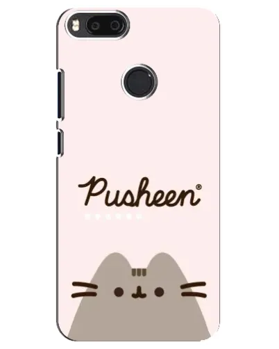 Чехол для Xiaomi Mi A1 / Mi 5X с картинкой «Pusheen логотип»