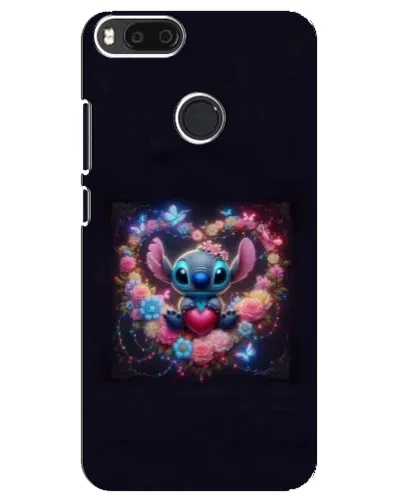 Чохол для Xiaomi Mi A1 / Mi 5X з картинкою «Stitch у квітах»