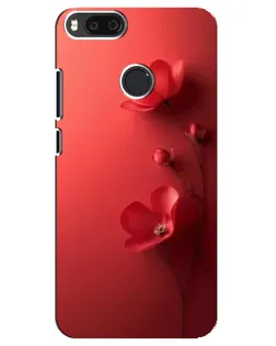 Чехол для Xiaomi Mi A1 / Mi 5X с картинкой «Маковые соцветия»