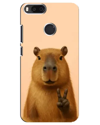 Чехол для Xiaomi Mi A1 / Mi 5X с картинкой «Капибара виктория»