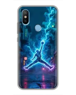 Чехол для Xiaomi Mi6X с картинкой «Jordan Gold Jumpman»