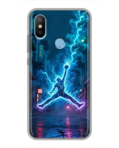Чехол для Xiaomi Mi6X с картинкой «Jordan Gold Jumpman»