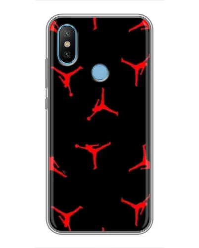 Чехол для Xiaomi Mi6X с картинкой «Jordan Red Pattern»