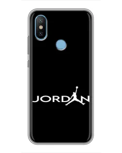Чехол для Xiaomi Mi6X с картинкой «Jordan White Logo»