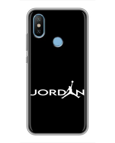 Чехол для Xiaomi Mi6X с картинкой «Jordan White Logo»