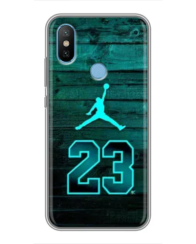 Чехол для Xiaomi Mi6X с картинкой «Jordan Cyan 23»