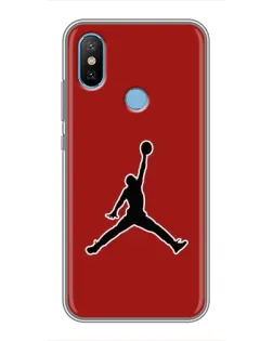 Чехол для Xiaomi Mi6X с картинкой «Jordan Red Back»