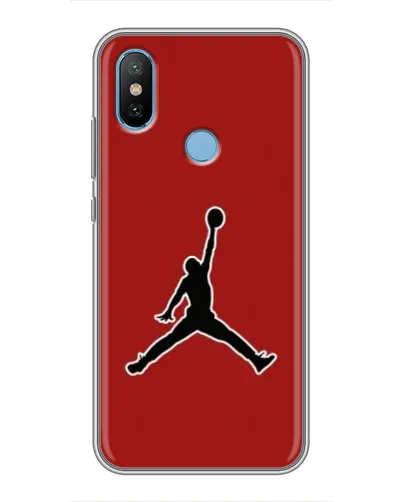 Чехол для Xiaomi Mi6X с картинкой «Jordan Red Back»