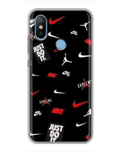 Чехол для Xiaomi Mi6X с картинкой «Nike Mix Pattern»