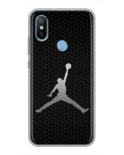 Чехол для Xiaomi Mi6X с картинкой «Jordan Dark Carbon»