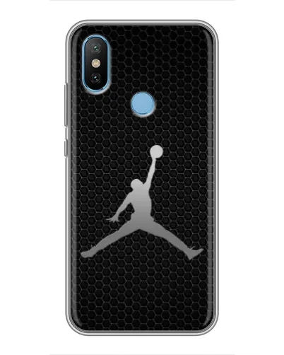Чехол для Xiaomi Mi6X с картинкой «Jordan Dark Carbon»