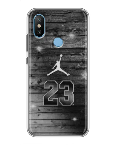 Чехол для Xiaomi Mi6X с картинкой «Jordan Carbon 23»
