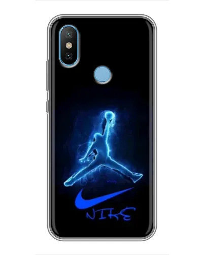 Чехол для Xiaomi Mi6X с картинкой «Jordan Neon Blue»