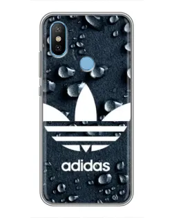 Чехол для Xiaomi Mi6X с картинкой «Adidas Trefoil Blue»