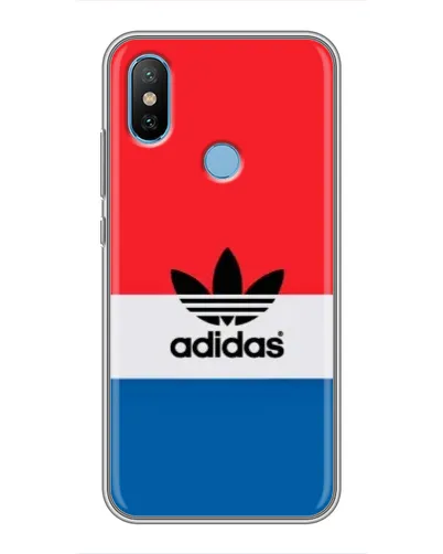 Чехол для Xiaomi Mi6X с картинкой «Ретро блоки Adidas»