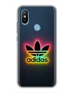 Чехол для Xiaomi Mi6X с картинкой «Неоновый Adidas»