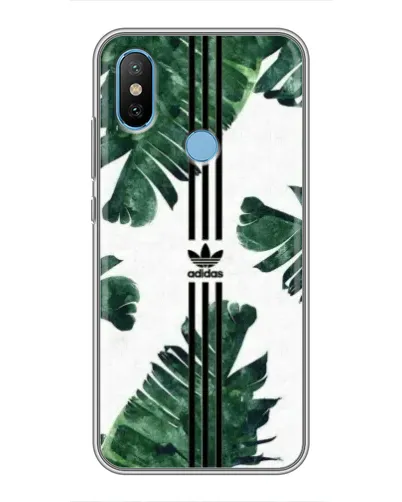 Чехол для Xiaomi Mi6X с картинкой «Пальмовые листья адидас»