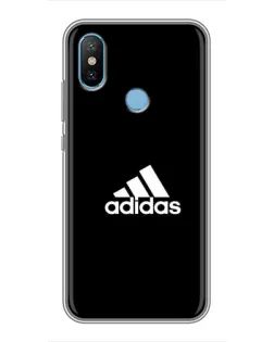 Чехол для Xiaomi Mi6X с картинкой «Черная классика Adidas»