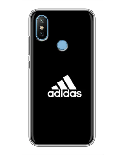 Чехол для Xiaomi Mi6X с картинкой «Черная классика Adidas»