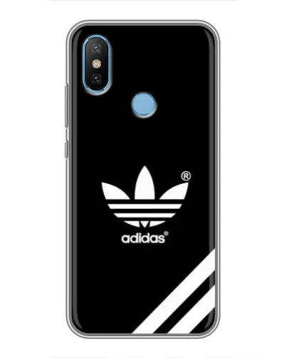 Чехол для Xiaomi Mi6X с картинкой «Adidas с диагональными полосами»