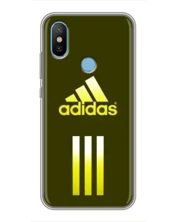 Чехол для Xiaomi Mi6X с картинкой «Оливковый градиент Adidas»