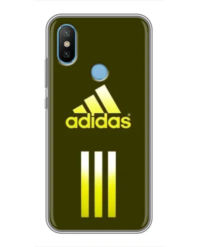 Чехол для Xiaomi Mi6X с картинкой «Оливковый градиент Adidas»