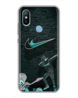 Чехол для Xiaomi Mi6X с картинкой «Спортивный арт Nike»