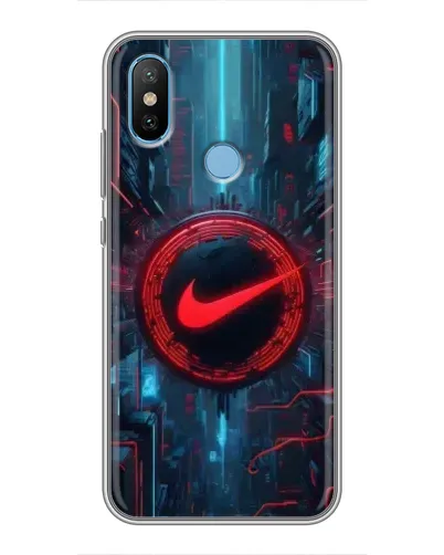 Чехол для Xiaomi Mi6X с картинкой «Техногенный стиль Nike»