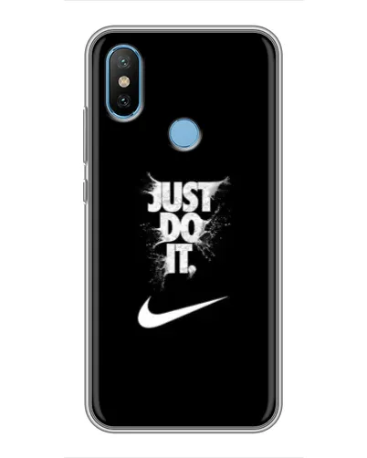 Чехол для Xiaomi Mi6X с картинкой «Текстовый принт Nike»