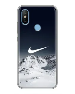 Чехол для Xiaomi Mi6X с картинкой «Nike — зимние горы»