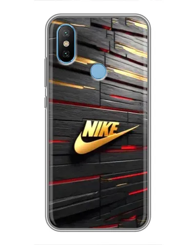 Чехол для Xiaomi Mi6X с картинкой «Золотой Nike на металле»