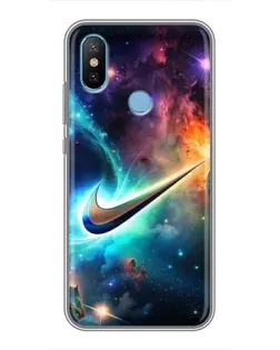 Чехол для Xiaomi Mi6X с картинкой «Космический Nike Swoosh»