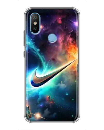 Чехол для Xiaomi Mi6X с картинкой «Космический Nike Swoosh»