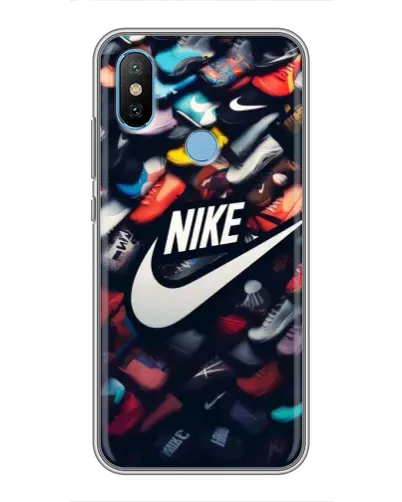 Чехол для Xiaomi Mi6X с картинкой «Коллекция кроссовок Nike»