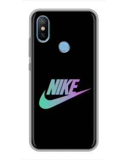 Чехол для Xiaomi Mi6X с картинкой «Nike — городская ночь»