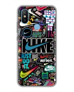 Чохол для Xiaomi Mi6X з картинкою «Яскравий колаж Nike»